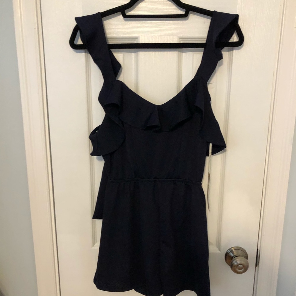 Forever 21 navy romper